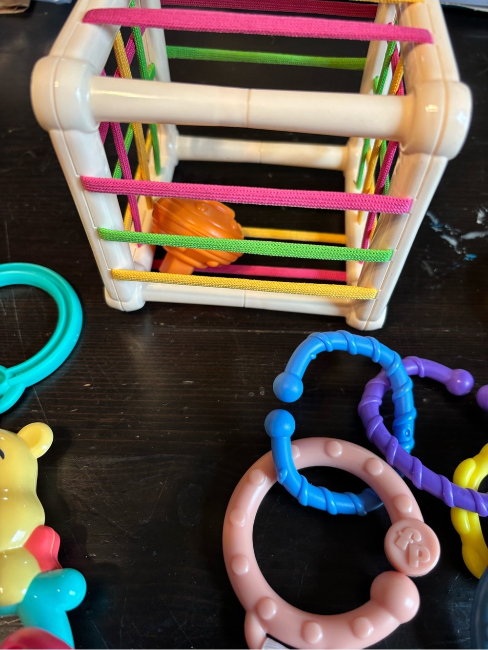 Colorful Baby Teething & Rattle Toy Set - Multicolor - Picture 3 of 5